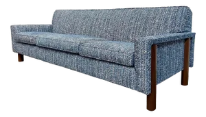 Mid 20th Century Reupholstered Mid-Century Modern Sofa