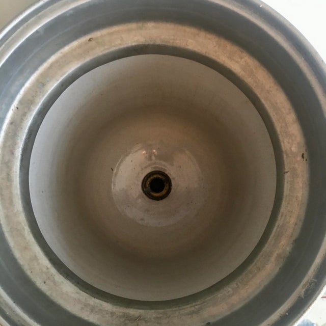 Vintage Mid-Century Jade Green Coffee Urn For Sale - Image 10 of 12