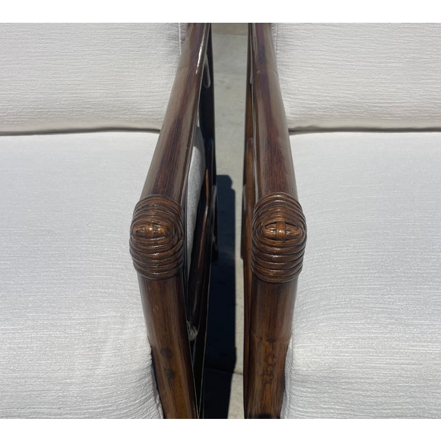 Brown Brown Jordan Vintage Rattan Lounge Chair Set, New Perennials Cushions For Sale - Image 8 of 14