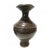 Asian Antique Early 20th Century Ceramic Vase From Thailand, in Dark Brown Glaze For Sale - Image 3 of 10