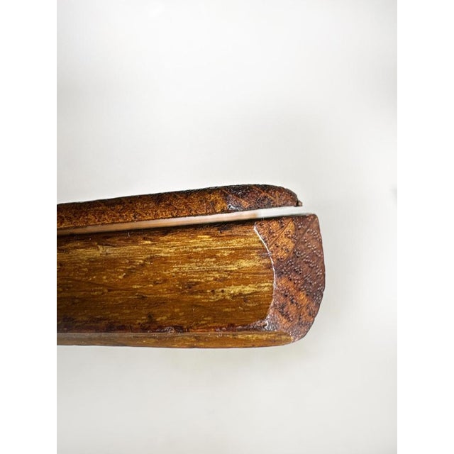 Dustpan in Wood and Brass, 1930s For Sale - Image 9 of 17