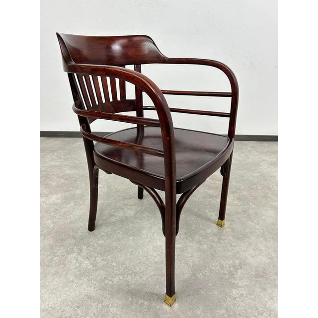 Thonet Secession No.6095 Desk Chair attributed to Otto Wagner for Thonet, 1890s For Sale - Image 4 of 15