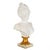 EMMANUEL VILLANIS French, fl. 1880-1920 "Tanagra" Parian porcelain bust over gilt bronze plinth raised on marble base over...
