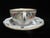 White Dresden Schumann Bavaria Chateau Flower Cup & Reticulated Saucer Set of 5 For Sale - Image 8 of 13