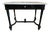 Napoleon 3 Black Lacquered Table W/ Marble Top For Sale