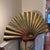 Curtis Jere Vintage 1970s Curtis Jere Signed Brass Fan Wall Sculpture For Sale - Image 4 of 12