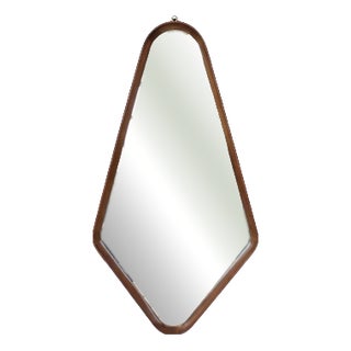 Drop-Shaped Wall Mirror, 1950s For Sale