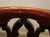 Mid 20th Century Wood Frame Floral Seat Chair For Sale - Image 14 of 15