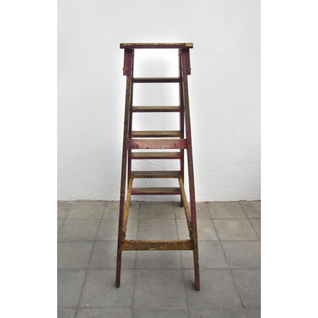 アンティーク雑貨 ladder vintage rustic folding ladder – 86 Vintage
