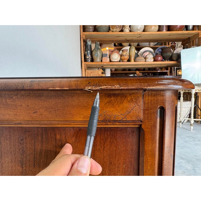 Wood Vintage Pierre Deux for Henredon French Louis XV Style Dresser For Sale - Image 7 of 12