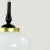 Mid-Century Modern Pendant Light with Two Opaline Lights, 1960s For Sale - Image 6 of 7