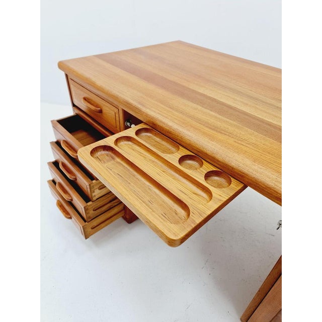 Mid-Century Danish Teak Modular Desk from Dyrlund, 1960s For Sale - Image 9 of 11
