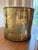 Vintage Hammered Brass Cache Pot Planter With French Style Ribbon & Leaf Motif For Sale - Image 4 of 9
