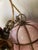 Mid 20th Century Mid Century Modern Italian Mottled Pink Cased Glass Caged Pendant Light Lantern For Sale - Image 10 of 12