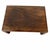 Vintage Handmade Solid Wood Plant Stand, Display Pedestal For Sale - Image 6 of 6