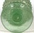 20th Century MCM Italian Empoli Green Knobbly Pedestal Vase With Uv Glow For Sale - Image 11 of 16