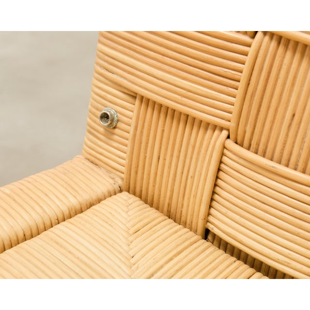 John Hutton for Donghia Block Island Rattan Cane Dining Chair For Sale - Image 16 of 18