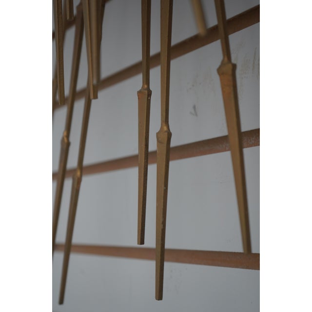 William Bowie Mid Century Modern Brutalist Sunburst Sculpture For Sale - Image 9 of 10