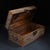 Chinese Vintage Chinese Huali Rosewood Box | Carved Floral Motif Storage Chest For Sale - Image 3 of 9