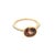 Natural Zircon Diamond Ring Size 6.5 14k Y Gold 3.52 TCW Certified For Sale - Image 4 of 18