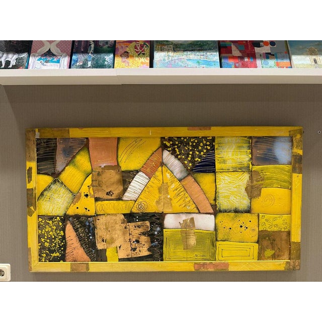 Dina Dubina, Joy, Enamel on Copper, 2015, Framed For Sale - Image 4 of 5