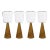 Viterbo Wine Red Wine Glasses - Amber, Set of 4 For Sale