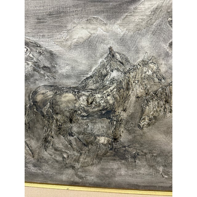 Mid 20th Century Arlene Campbell Black & White Landscape Artwork, Signed For Sale - Image 5 of 12