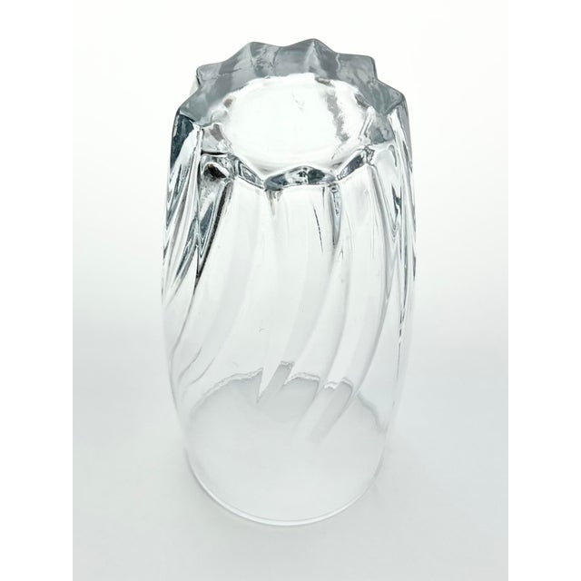 Glass Anchor Hocking “Central Park, Clear” 6 Highball Tumbler Drinking Glasses For Sale - Image 7 of 7