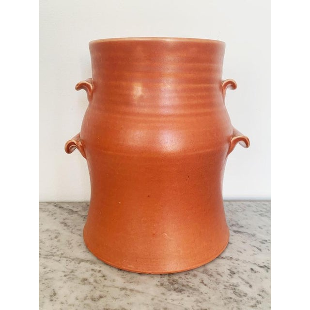 1930s English Art Deco Twin Lug Handle Vase by Susie Cooper, 1932 For Sale - Image 5 of 7