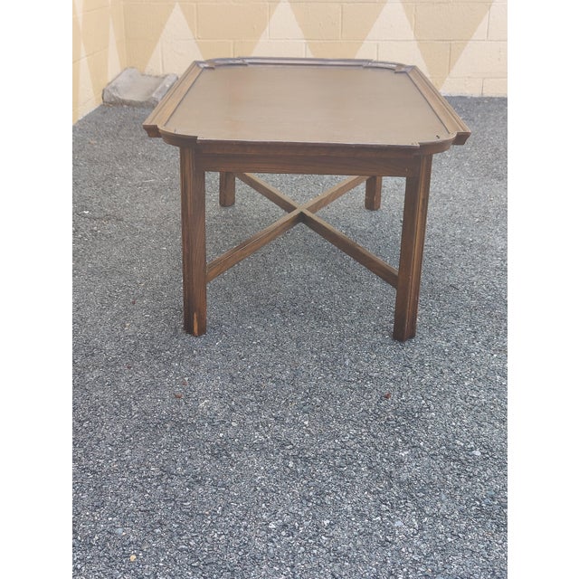 Brown Mid 20th Century Vintage Coffee Table Regency Style by Roundtree Country Reproductions For Sale - Image 8 of 10