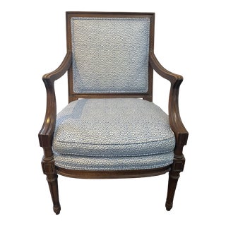 Late 20th Century Upholstered Accent Chair For Sale