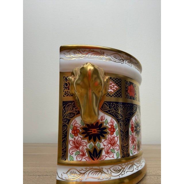 Ceramic 2007 Royal Crown Derby Imari Bough Pot For Sale - Image 7 of 14