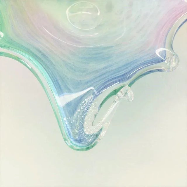 1950s Colorful Glass Bowl, 1950s For Sale - Image 5 of 8