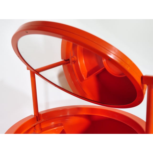 Space Age Silvi Dressing Table and Chair in Plastic by Studio Kastilia for Fanini Fain S.P.A., 1970s, Set of 2 For Sale - Image 12 of 18