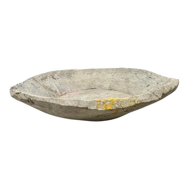 1970s Vintage Wooden Parat Bowl - Medium For Sale