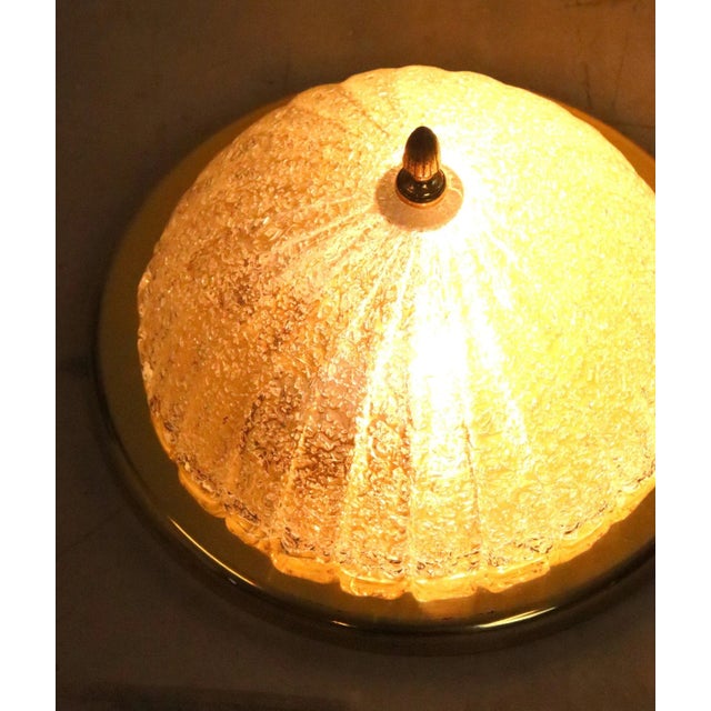 Gold Vintage Ceiling Light, 1970s For Sale - Image 8 of 11