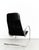Delicate rocking chair by German architect and designer Ulrich Böhme from 1971. Upholstered in black genuine leather. Very...