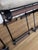 Animal Skin Attributed Thomas Hayes Studio Iron and Rolled Leather Counter Stools - Set of 3 For Sale - Image 7 of 7
