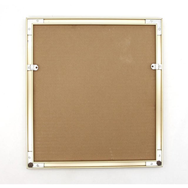 Metal Richard Mather Brass Framed Portrait Print For Sale - Image 7 of 7