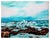 Gorgeous California seascape in uncommonly bright colors, depth and textures. Unsigned. Displayed in rustic wood frame....