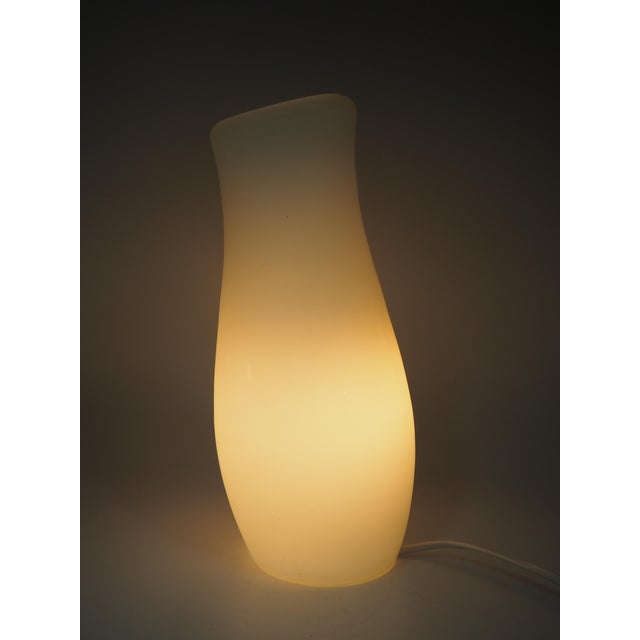 Mylonit Frosted Glass Table Lamps by Kristin Leibel & Kristian Andrèason for Ikea, 1990s, Set of 2 For Sale - Image 3 of 10