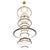 Collection Orbite Chandelier in Aluminum and Acrylic by Jago For Sale - Image 6 of 6