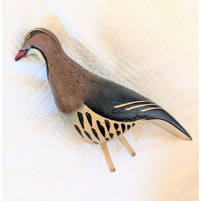 Antique 19th Century French Shop Sign With Painted Metal Partridge For Sale In Raleigh - Image 6 of 18