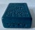 1970s Vintage Indian Carved Painted 'Hague Blue' Box For Sale - Image 5 of 6