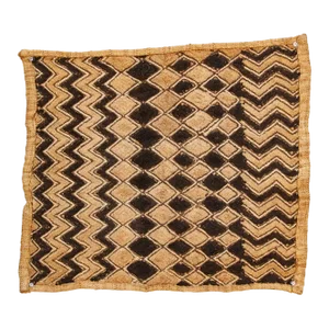 Kivu African Kuba Cloth Panel