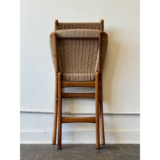 Vintage Japanese Folding Chair For Sale - Image 10 of 10