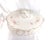 This is a Homer Laughlin covered casserole dish in white with pink flowers and gold trim. The bottom of the casserole dish...
