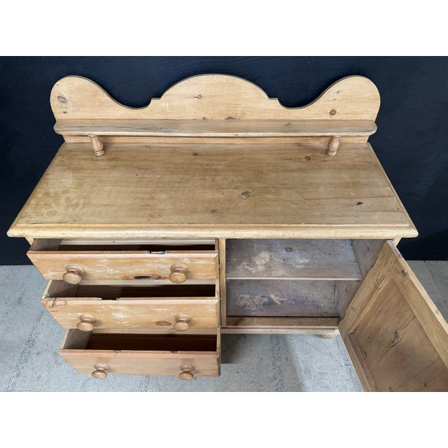 19th Century Pine Dresser, 1880 For Sale - Image 3 of 13