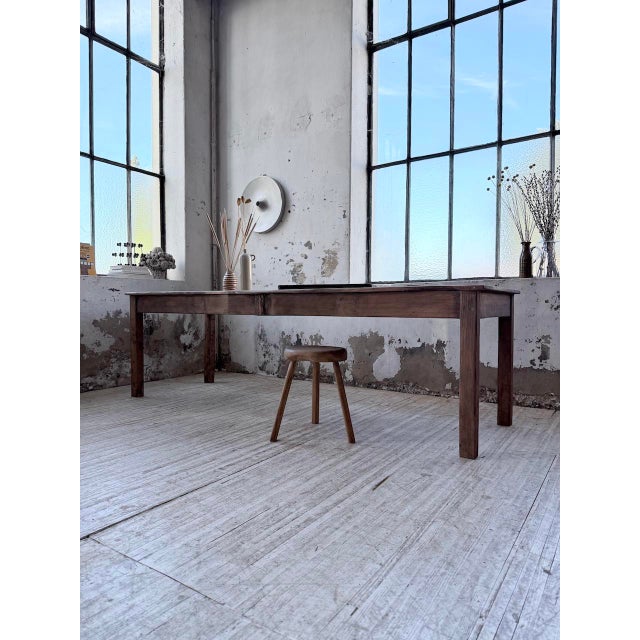 Vintage Farmhouse Table in Pine, 1950s For Sale - Image 13 of 18