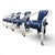 Upholstered Charles Hollis Jones Style Lucite Dining Chairs - Set of 4 For Sale